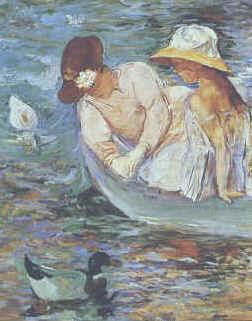 Mary Cassatt Summertime china oil painting image